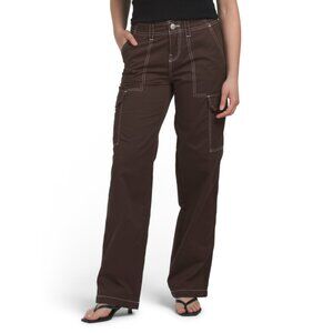 TRUE RELIGION coffee bean Military Single Needle Cargo Pants